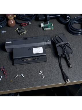 Dell PR02X E-Port Plus Laptop Computer Port Replicator Station with 130w Adapter